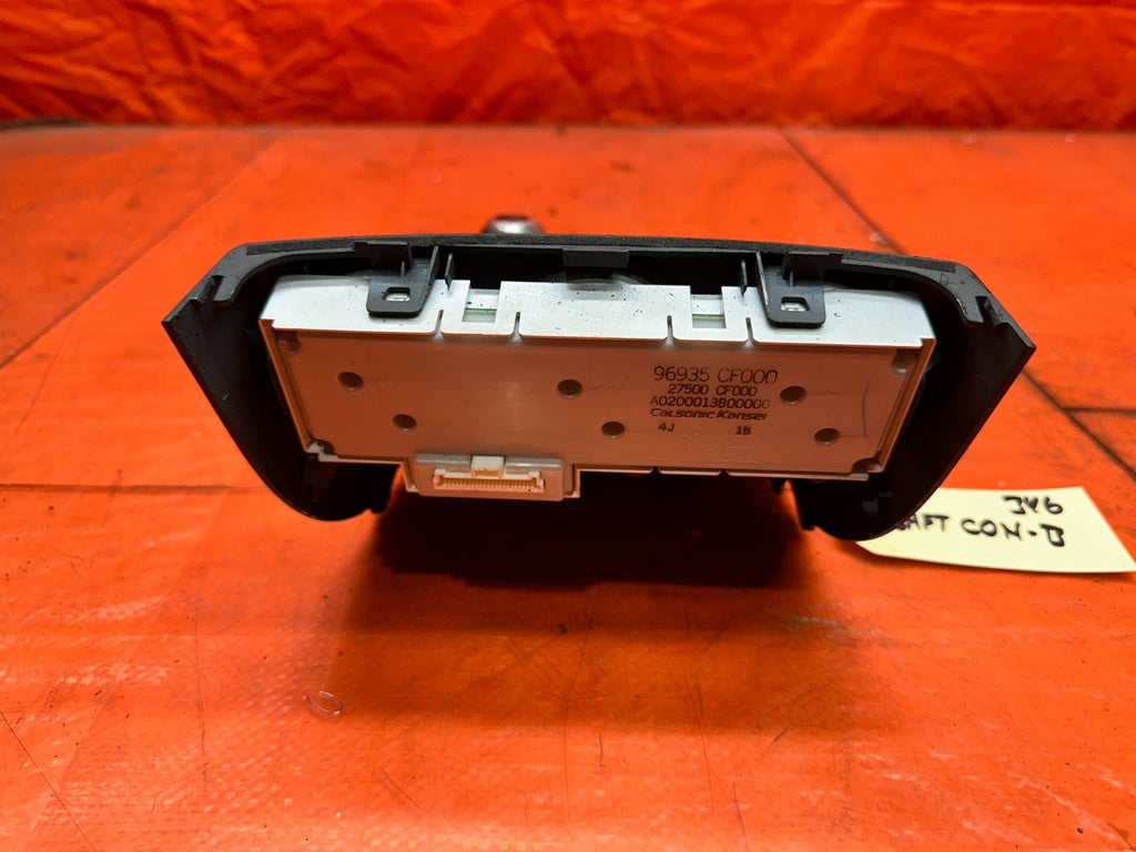 03-08 NISSAN 350Z 3.5L 6 SPEED MANUAL SHIFTER BEZEL CENTER CONSOLE OEM #3469