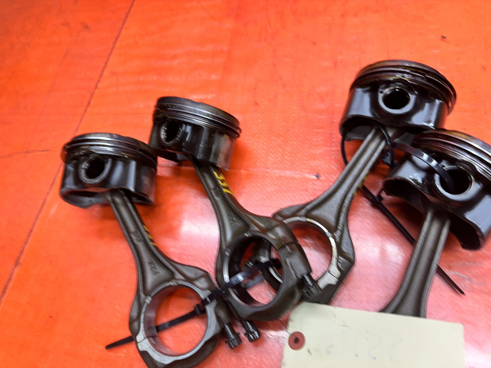 04 09 HONDA S2000 AP2 F22C ENGINE PISTON CONNECTING ROD RODS SET OEM #33719