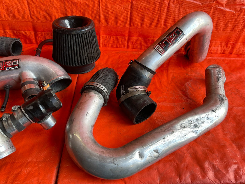 03 06 LANCER EVOLUTION 8 & 9   INJEN BRAND INTAKE / INTERCOOLER PIPING + GFB BOV4