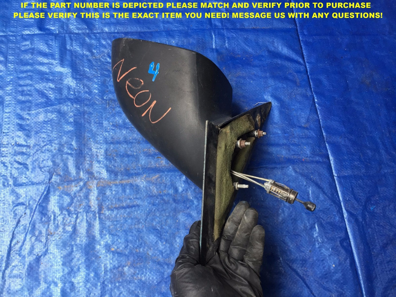 OEM 1991 1992 1993 1994 1995 DODGE NEON DRIVER LEFT SIDE VIEW MIRROR #33