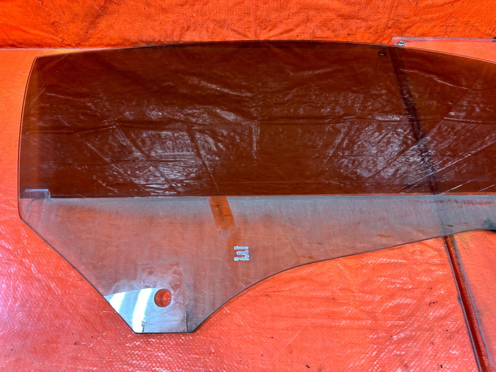 09 15 INFINITI G37 Q60 CONVERTIBLE RIGHT PASSENGER FRONT DOOR WINDOW GLASS #3297