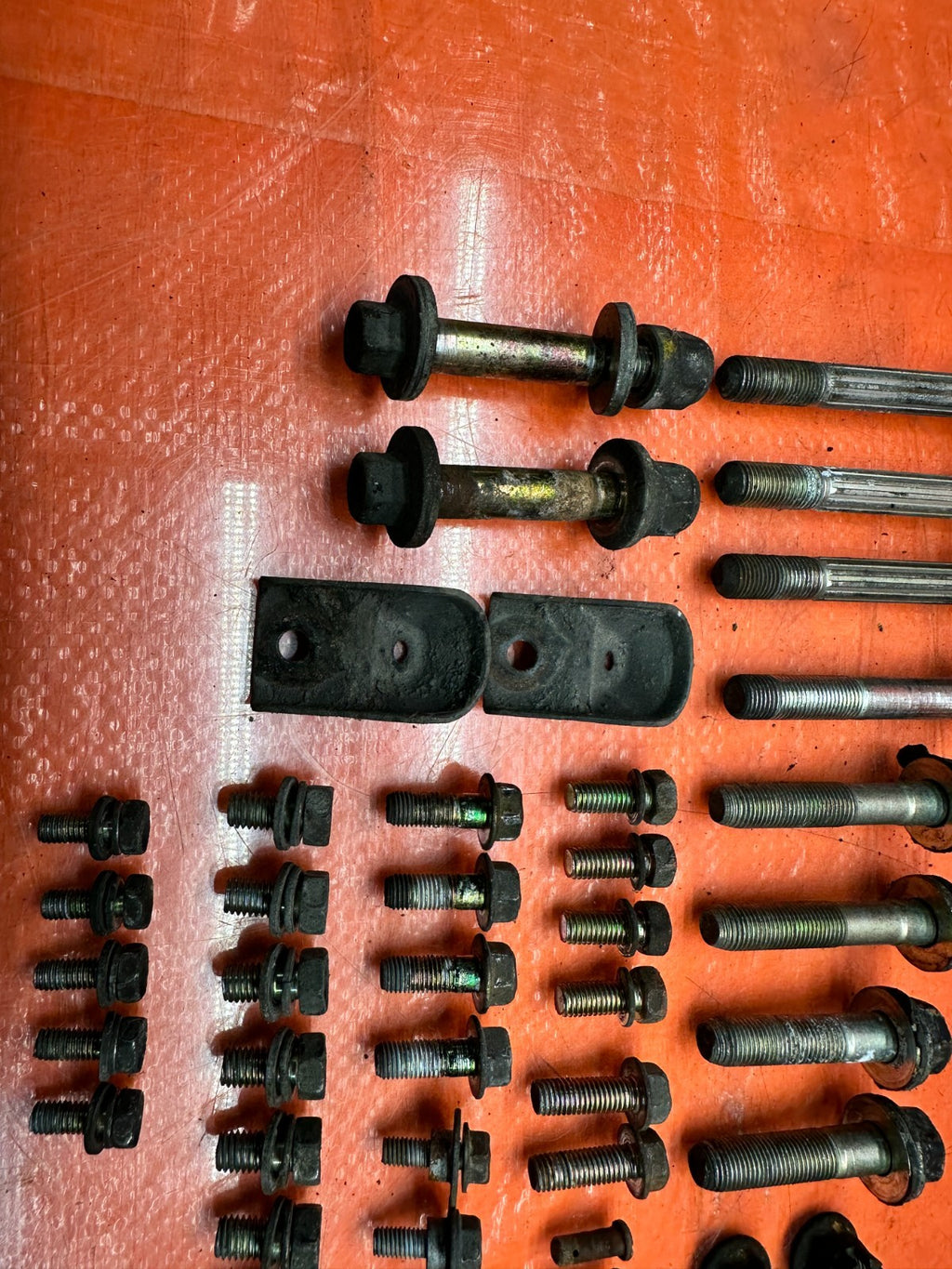 92 96 HONDA PRELUDE REAR TRAILING ARM HARDWARE BOLTS OEM #3329