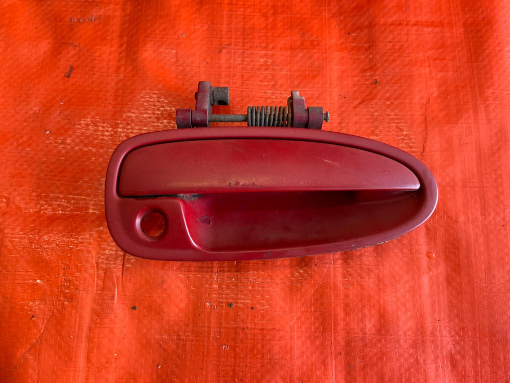 94 01 ACURA INTEGRA   EXTERIOR   PASSENGER RIGHT FRONT   DOOR HANDLE   RED   OEM0