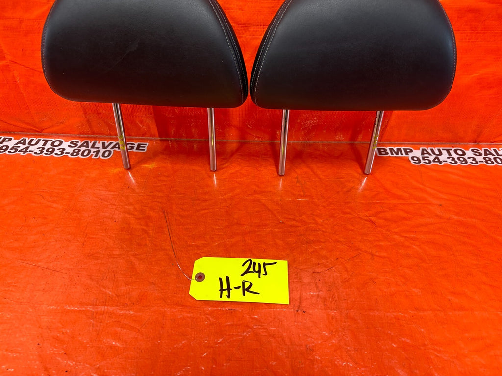 08 15 INFINITI G37 & Q60 2D COUPE FRONT SEAT HEAD REST LEFT AND RIGHT   OEM 2456