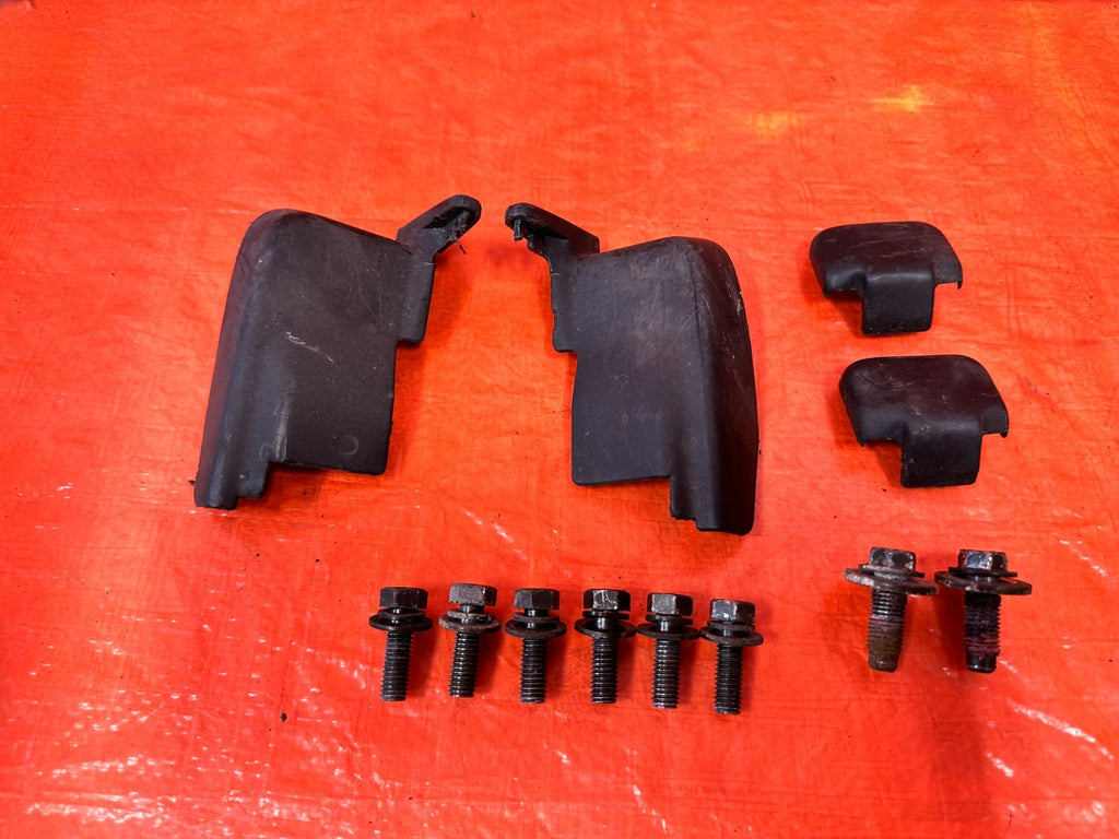 90 91 HONDA CIVIC HATCHBACK   FRONT SEAT BOLTS WITH PLASTIC COVERS   OEM #3254