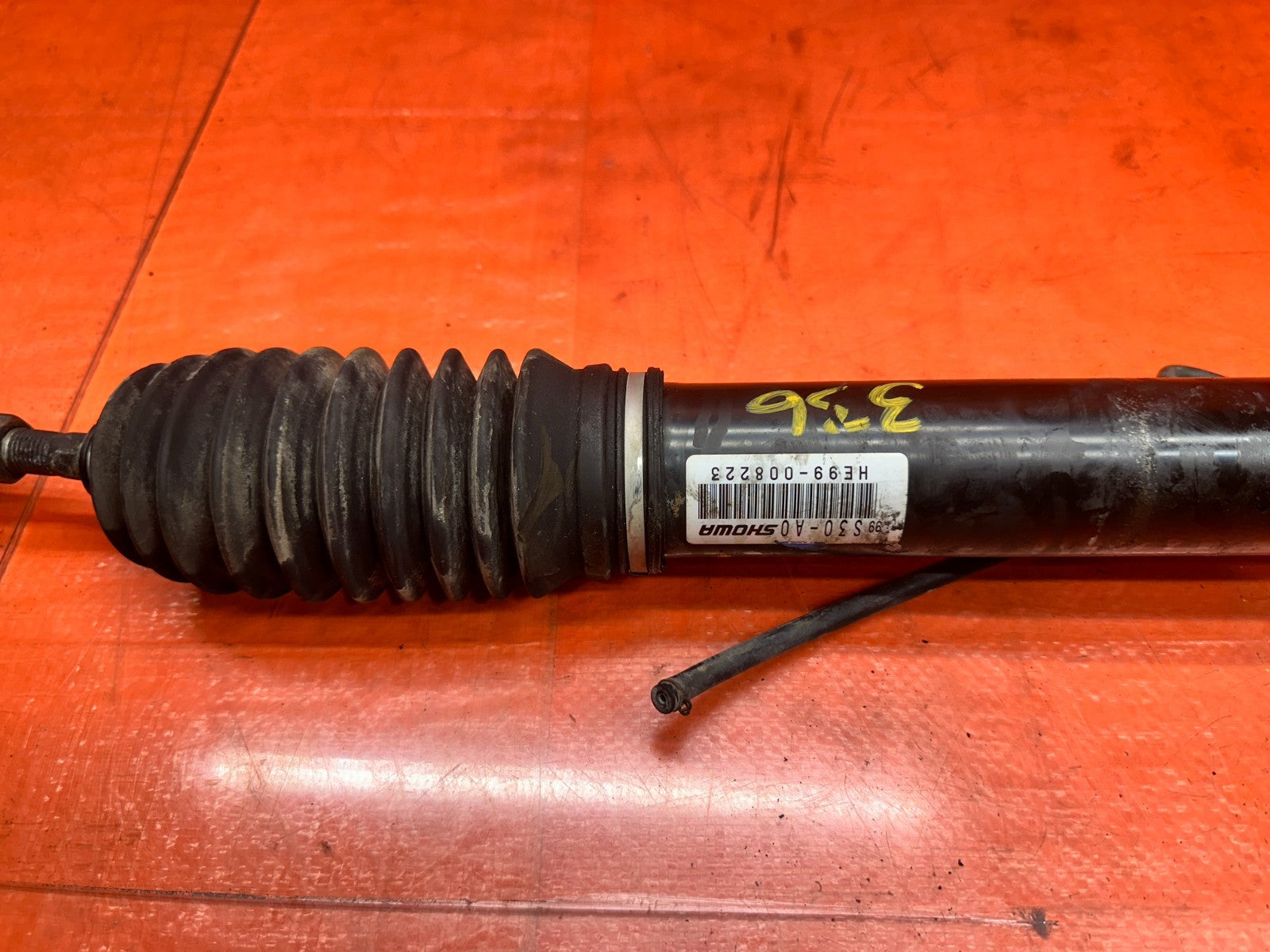 97 01 HONDA PRELUDE 2.2L POWER STEERING RACK AND PINION GEAR BOX OEM #33614
