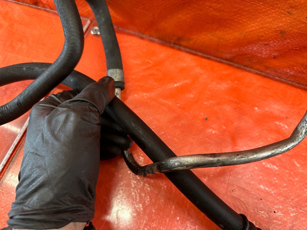 09 13 INFINITI G37 RWD NON SPORT HIGH PRESSURE POWER STEERING HOSE LINE PIPE 2385