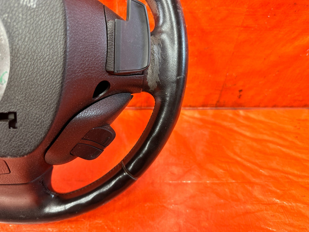 09 14 ACURA TSX   STEERING WHEEL   BLACK LEATHER WRAP   OEM FACTORY #30510