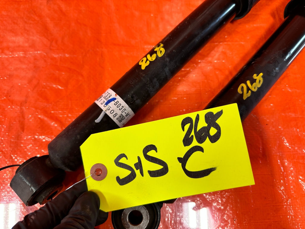 2013 13 HONDA CIVIC SI 2D COUPE   REAR SHOCKS LEFT AND RIGHT FACTORY   OEM #2684
