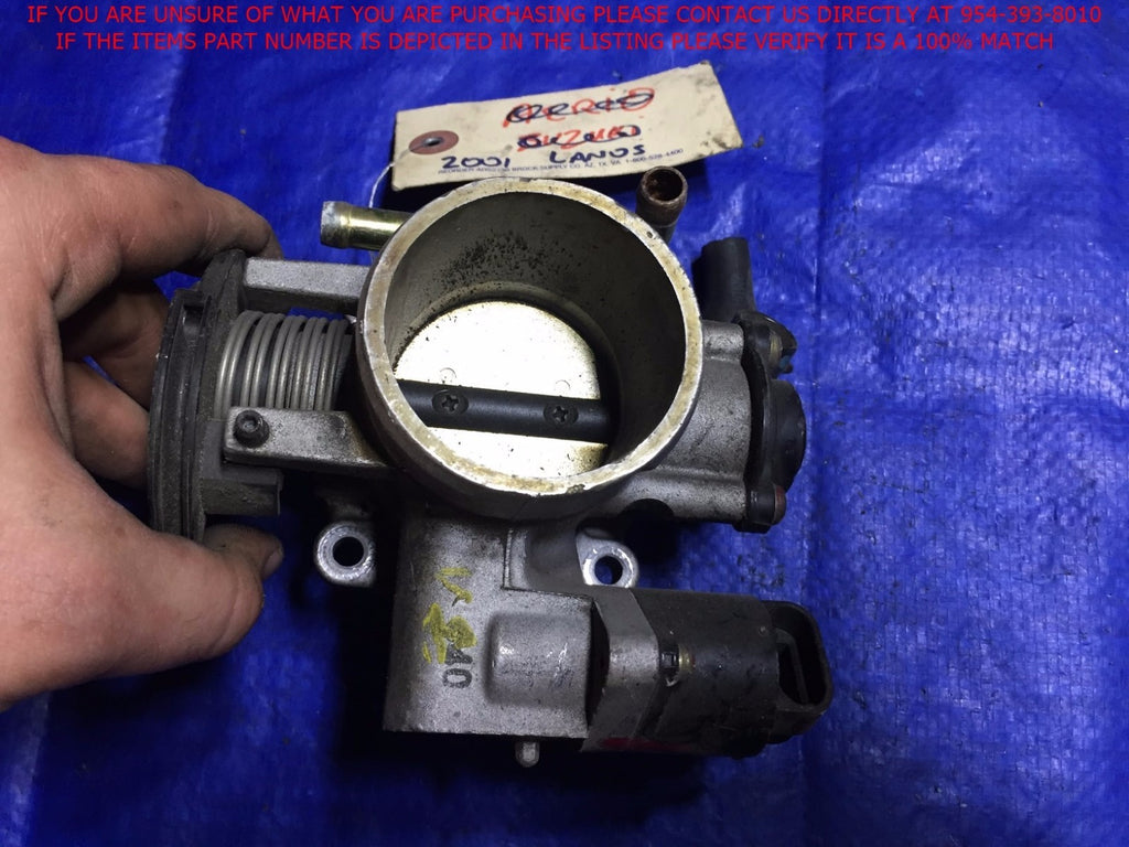 OEM 2001 DAEWOO LANOS ENGINE THROTTLE BODY ASSEMBLY1