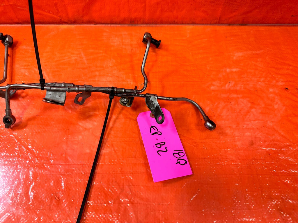 16 20 INFINITI Q50 & Q60   3.0L 300HP LEFT RIGHT STEEL BRAIDED TURBO OIL LINES4