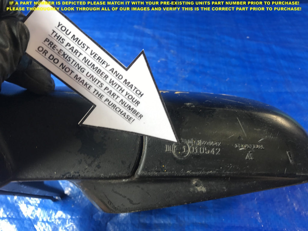OEM 1998 1999 2000 2001 2002 HONDA ACCORD   COUPE   DRIVER LEFT MIRROR   FLAW  7