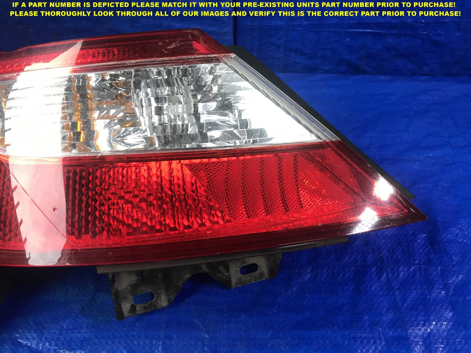 OEM 2006 2007 2008 HONDA CIVIC 2 DOOR COUPE ONLY DRIVER LEFT TAIL LIGHT FLAW4