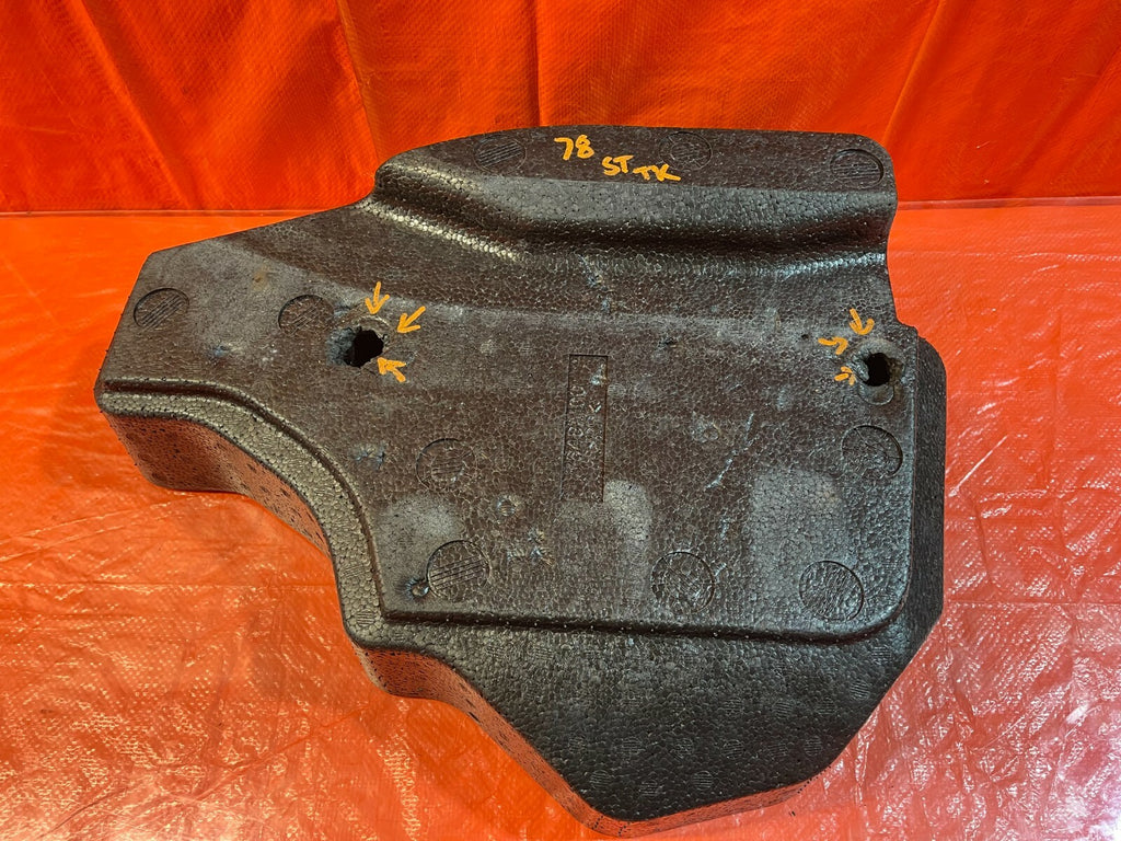 08 15 LANCER EVOLUTION X EVO 10   GSR   SPARE TIRE TOOL KIT FOAM TRIM COVER OEM6