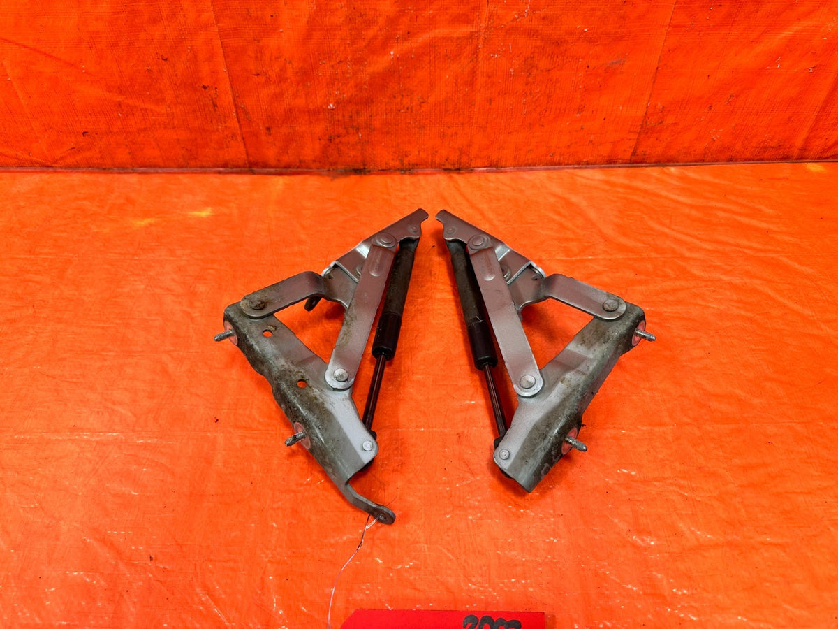 04-11 MAZDA RX8 RX-8 - TRUNK HINGE SET - LEFT AND RIGHT HINGES W/ SHOCKS OEM 3034