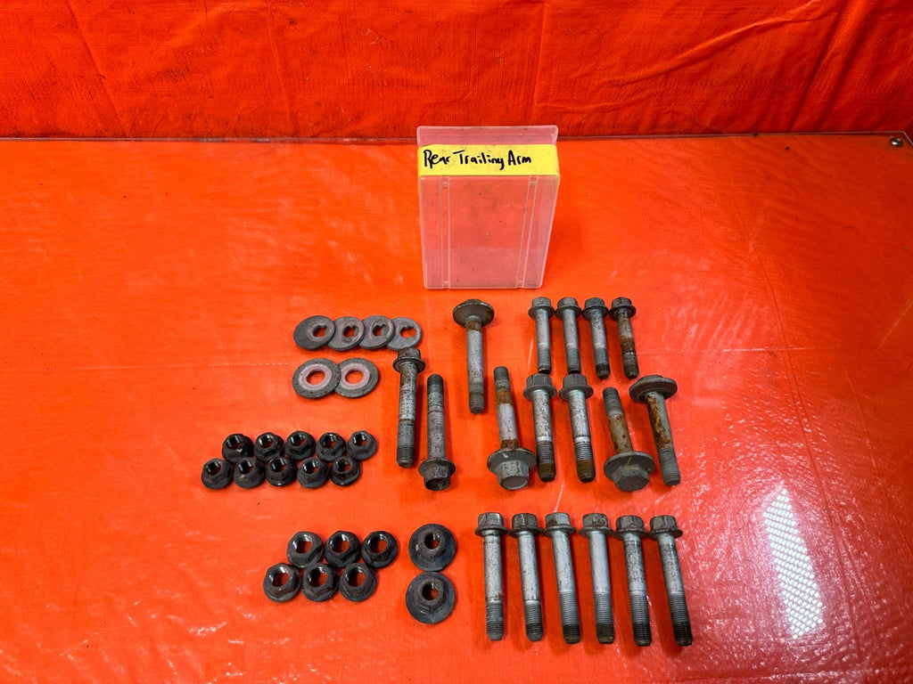 13 16 HYUNDAI GENESIS COUPE 3.8L   REAR TRAILING ARM CAMBER CASTER BOLTS #3020