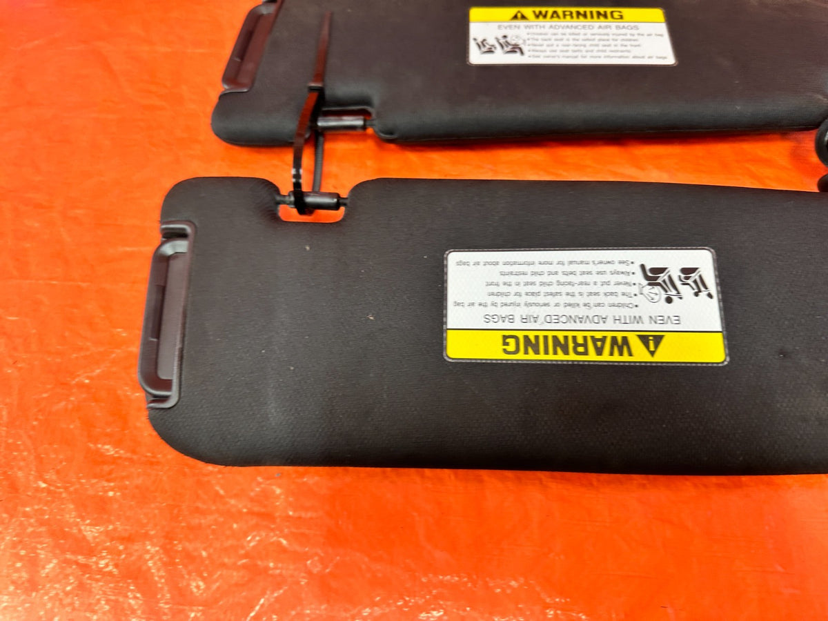 13-16 HYUNDAI GENESIS COUPE 3.8L - LEFT AND RIGHT SUN VISORS PAIR SET - OEM #3185