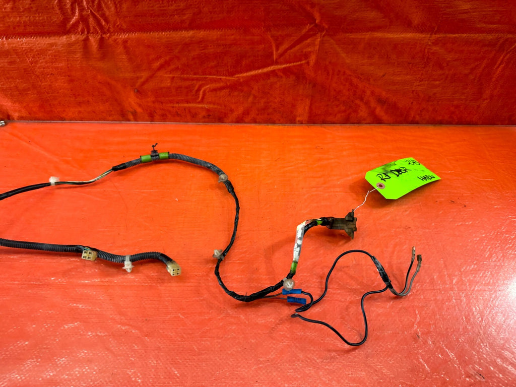1989 89 HONDA CRX DX SI PASSENGER RIGHT FRONT DOOR WIRING HARNESS WIRE LOOM 2434
