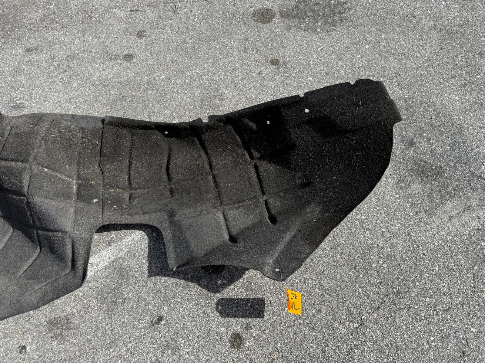 14 20 INFINITI Q50   FENDER LINER SPLASH SHIELD   DRIVER LEFT REAR   OEM OE #2953