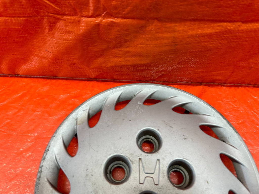 92 95 HONDA CIVIC   FACTORY WHEEL HUB CAP WHEEL PLASTIC COVER   OEM FACTORY OE5