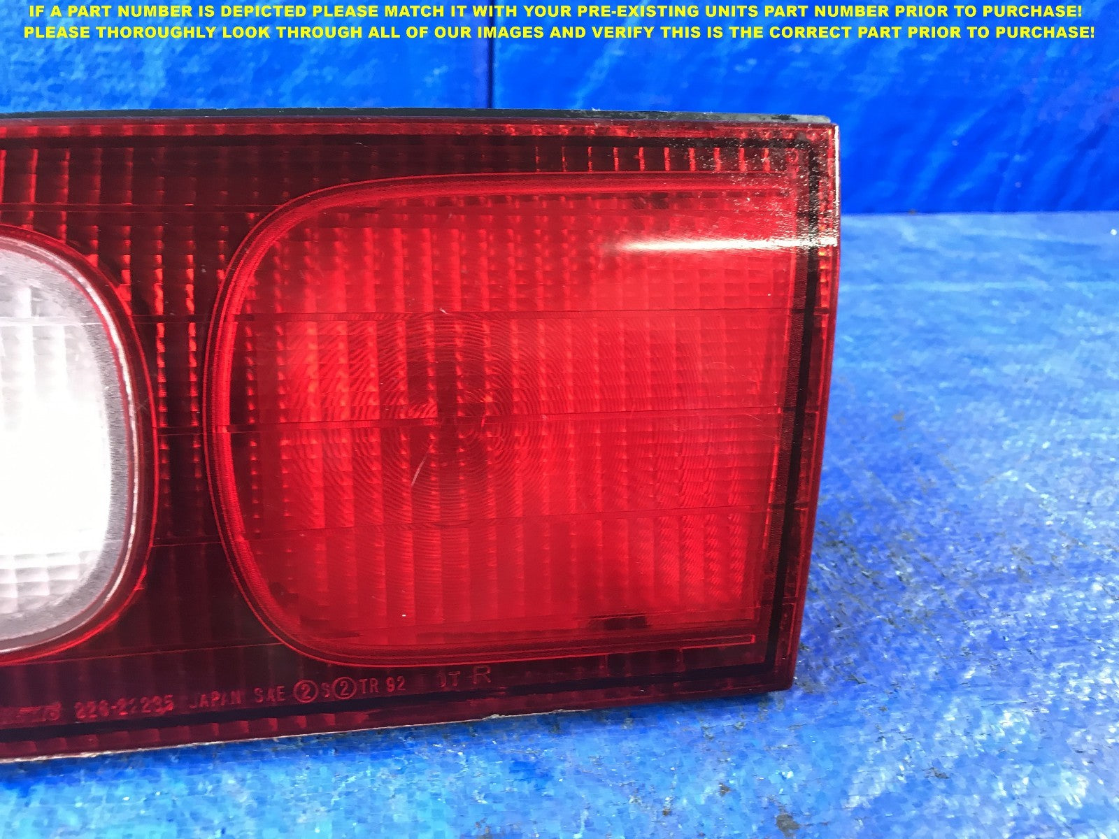 OEM 1998 1999 2000 2001 ACURA INTEGRA SEDAN PASSENGER RIGHT TAIL LIGHT R RH   1