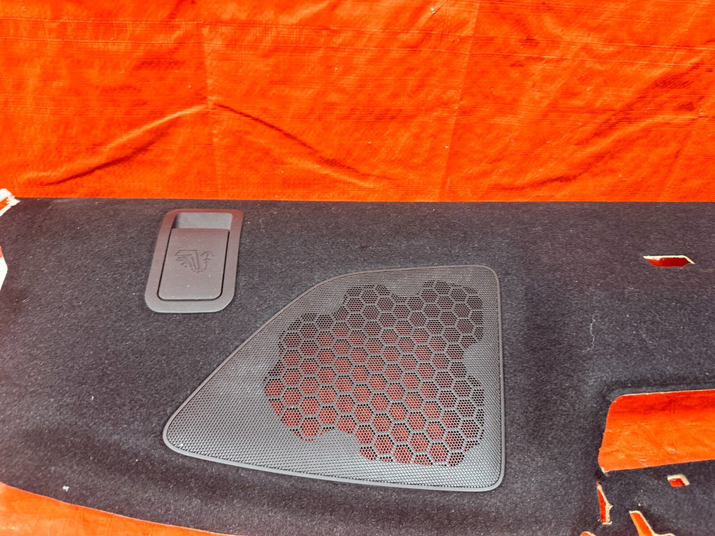 17 20 INFINITI Q60   SPEAKER TRAY PACKAGE TRAY TRIM   OEM FACTORY #2898