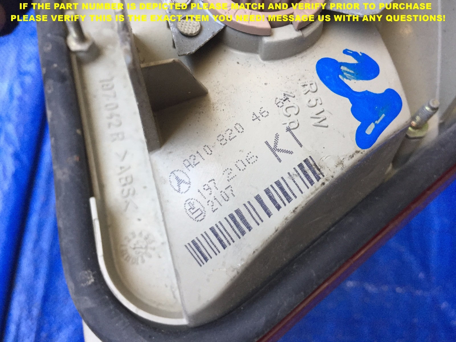 OEM 1996 1997 1998 1999 MERCEDES BENZ PASSENGER RIGHT TAIL LGHT 2A5