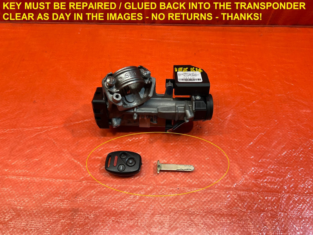 2010 ACURA CSX iTECH   IGNITION SWITCH W/ KEY   OEM #1550