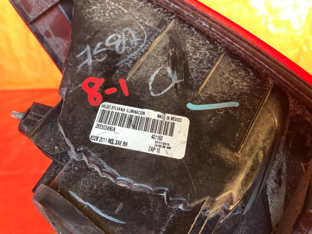 OEM 2015 2016 2017 NISSAN VERSA SEDAN PASSENGER RIGHT TAIL LIGHT LAMP R RH  6