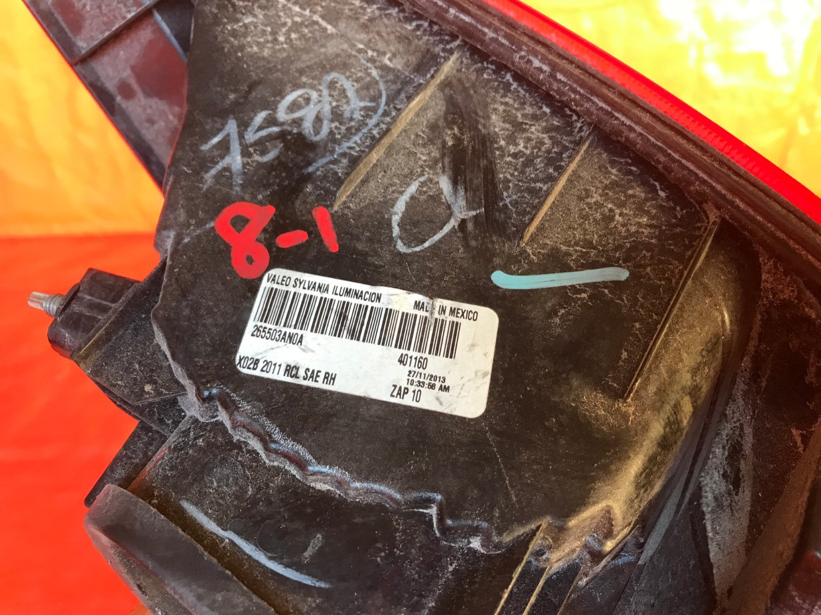 OEM 2015 2016 2017 NISSAN VERSA SEDAN PASSENGER RIGHT TAIL LIGHT LAMP R RH  6