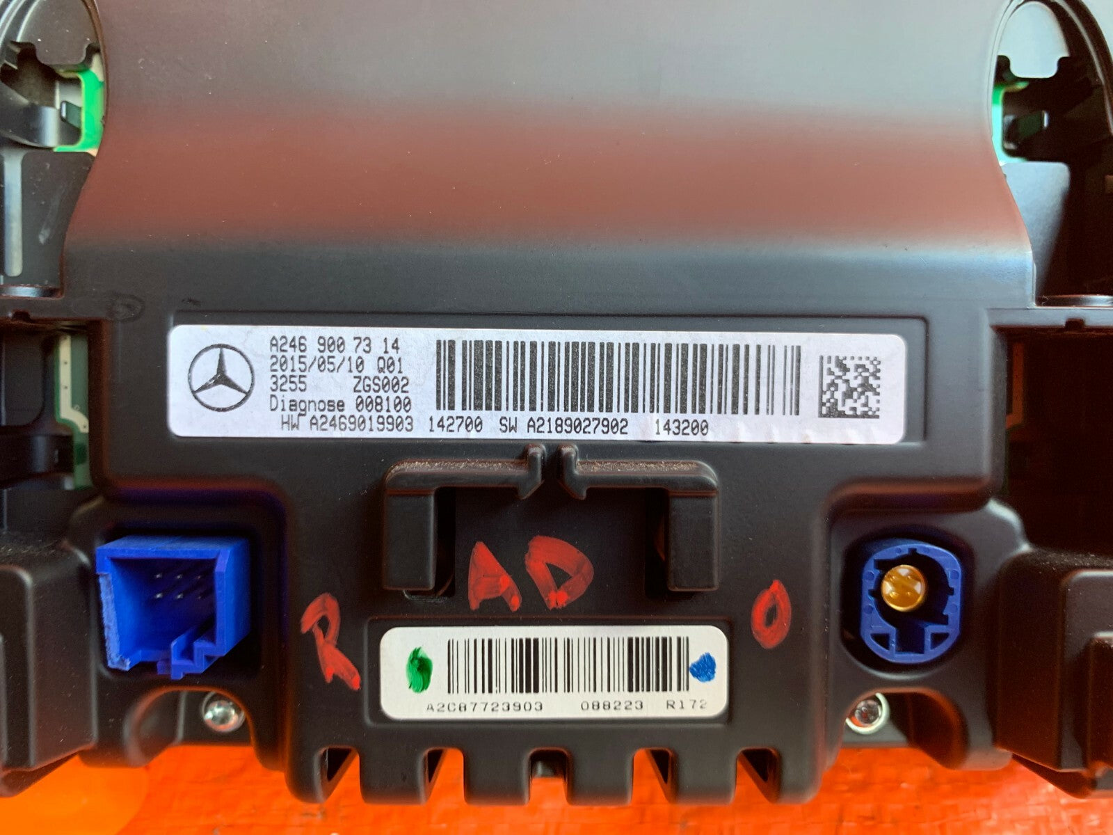 OEM 2015 15 MERCEDES BENZ CLA 250   NAVIGATION GPS CONTROL SCREEN A24690073148