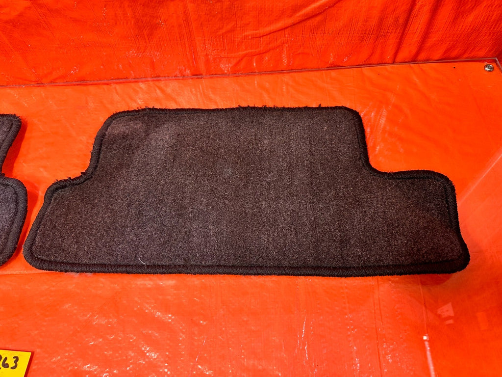 97 01 HONDA PRELUDE   LEFT AND RIGHT REAR FLOOR MAT MATS CARPET CARPETS OEM 2634