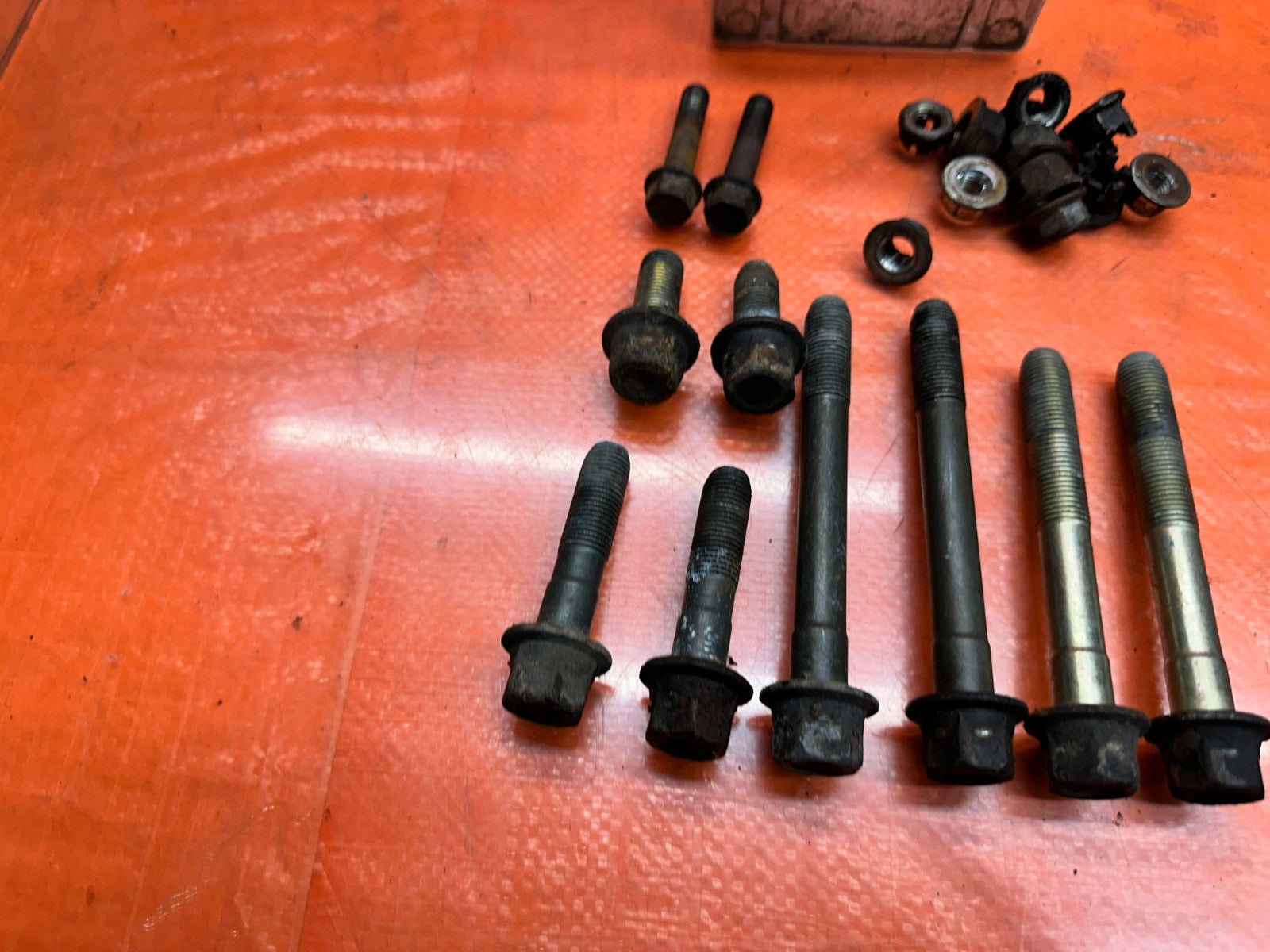 94-01 ACURA INTEGRA FRONT SUBFRAME CROSSMEMBER MOUNTING BOLTS SET OEM #3407