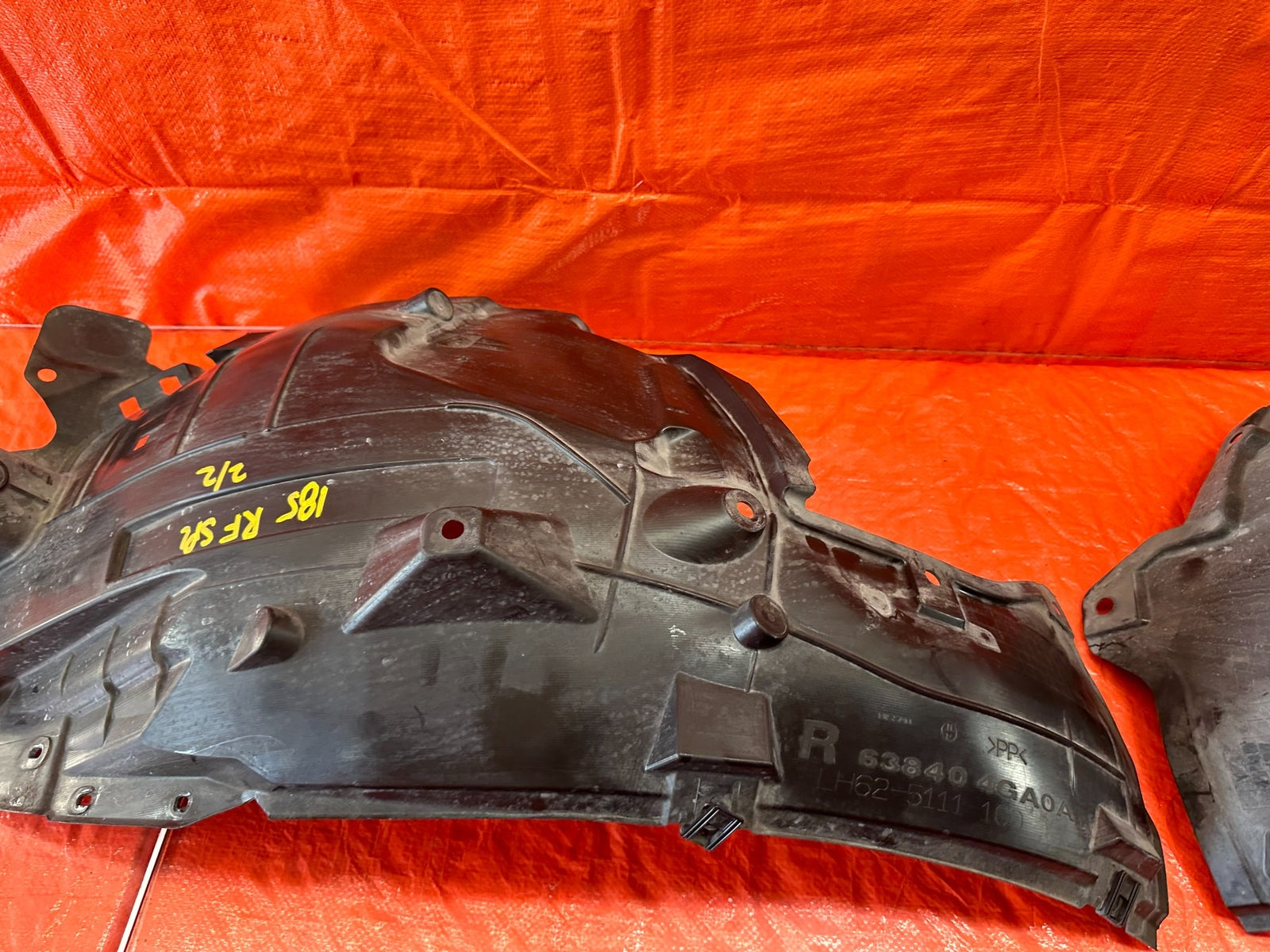 14 20 INFINITI Q50   FENDER LINER SPLASH SHIELD   PASSENGER RIGHT FRONT OEM #18511