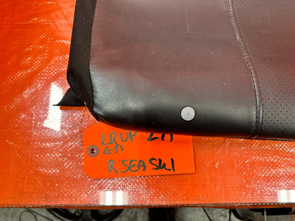 02 04 ACURA RSX   LEATHER LEFT REAR UPPER SEAT COVER SKIN LEATHER WRAP OEM #2717