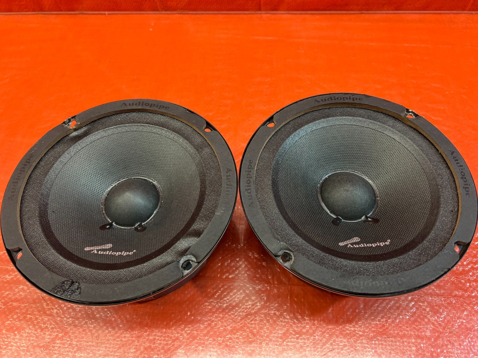 AUDIOPIPE BRAND   APMB 638SB C MODEL   SPEAKER PAIR OF 2   USED4