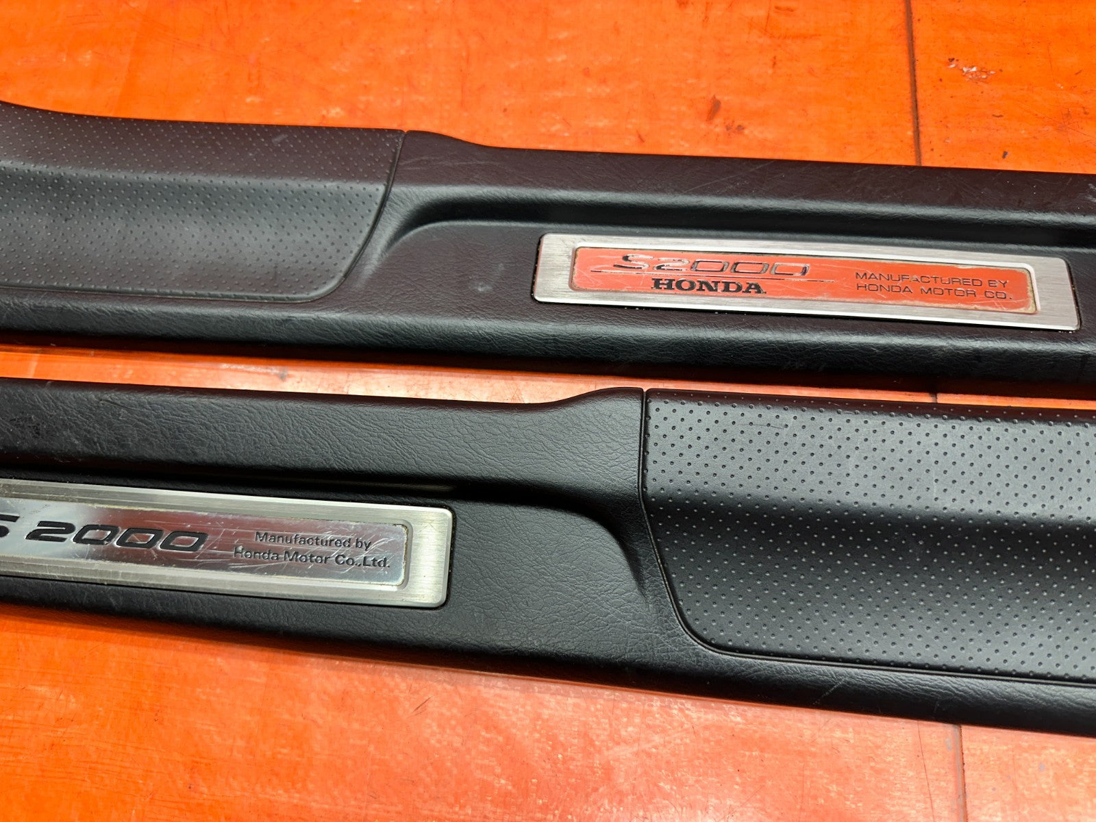 00-09 HONDA S2000 AP1 AP2 INTERIOR FLOOR PILLAR PLASTIC TRIMS PAIR OEM #3376