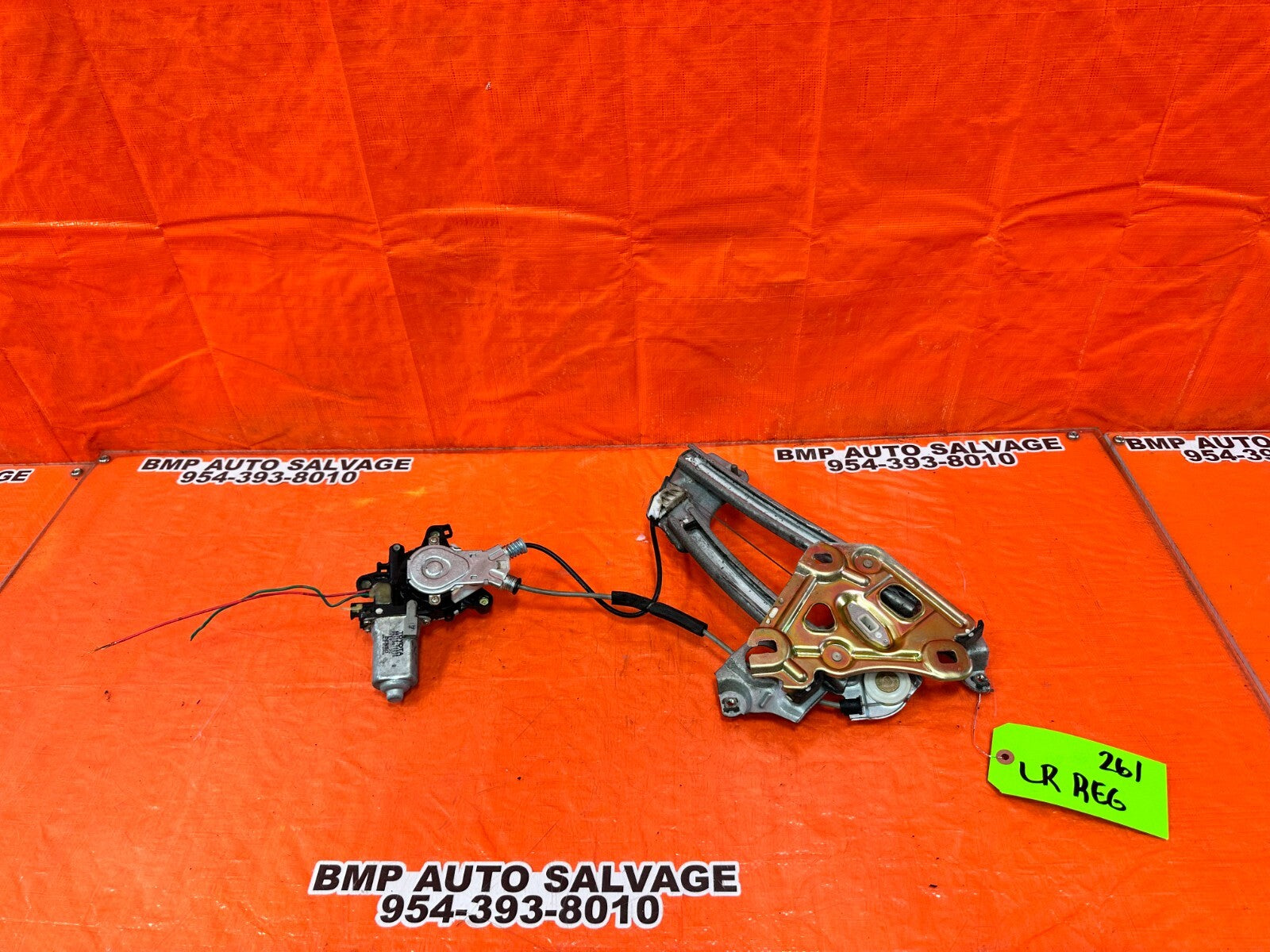 02 05 LEXUS SC430   DRIVER LEFT REAR WINDOW REGULATOR   OEM FACTORY #2610