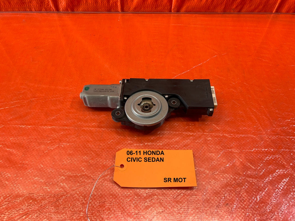 06 11 HONDA CIVIC SEDAN   SUNROOF MOONROOF SLIDING ROOF   MOTOR OEM FACTORY #2200