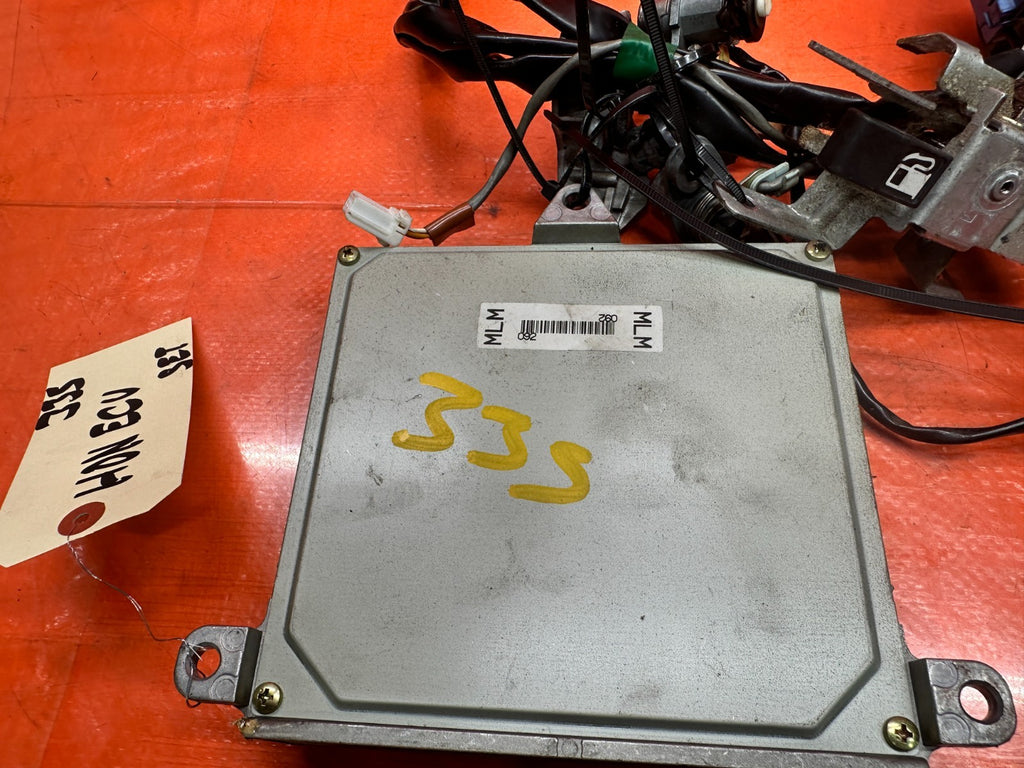 97 01 HONDA PRELUDE 2.2L ECU IMMOBILIZER IGNITION SWITCH CYLINDER LOCKS OEM #33510