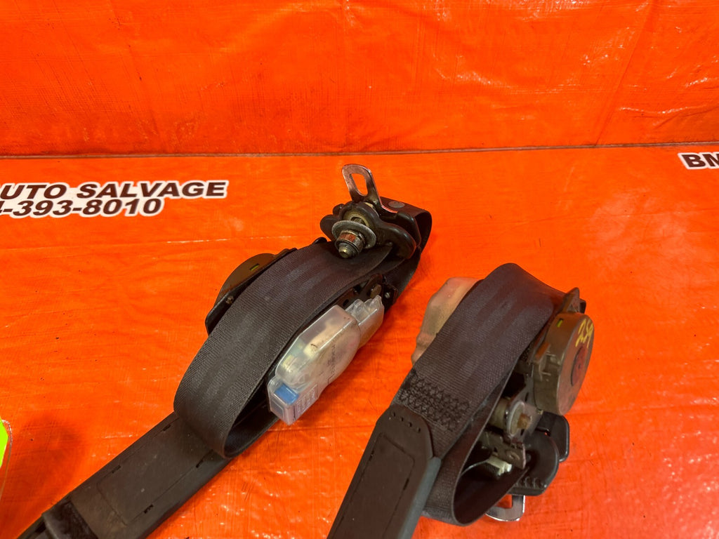 97 01 HONDA PRELUDE   LEFT & RIGHT FRONT SEAT BELTS   OEM FACTORY #2598