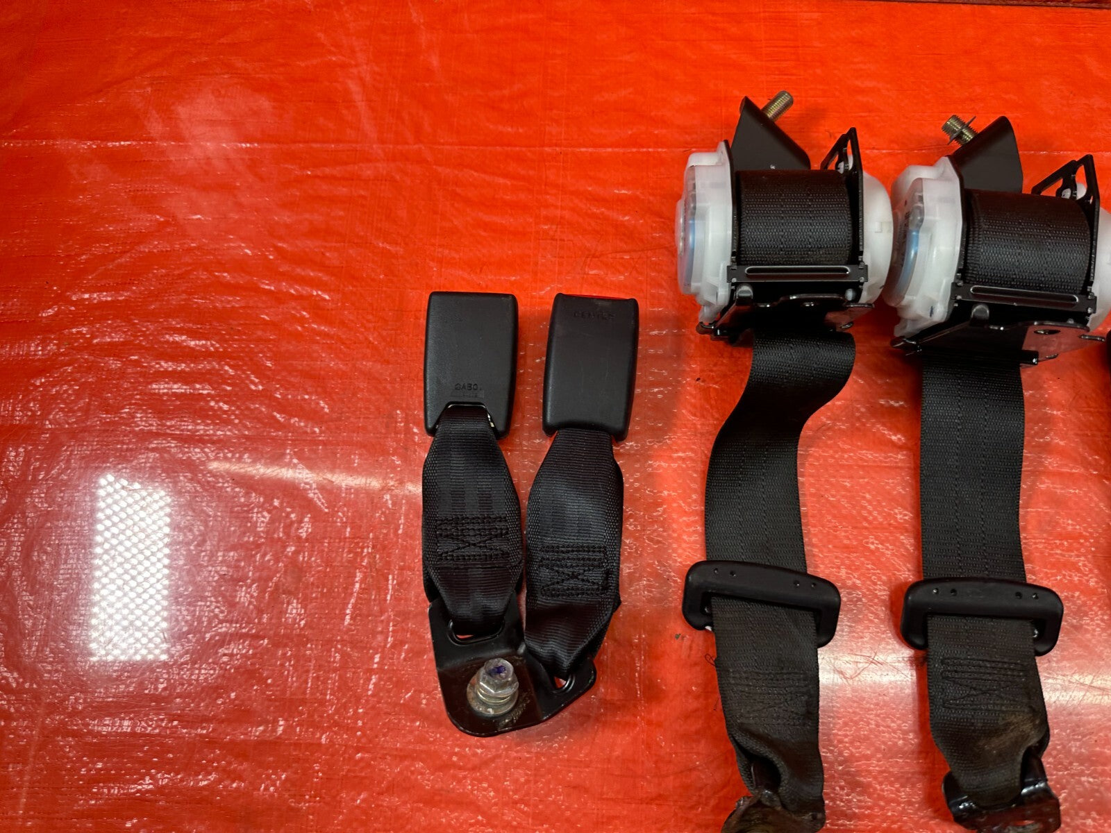 2003 HONDA CIVIC SI EP3 HATCH REAR SEAT BELT SET LEFT & RIGHT SEAT BELTS OEM 21310