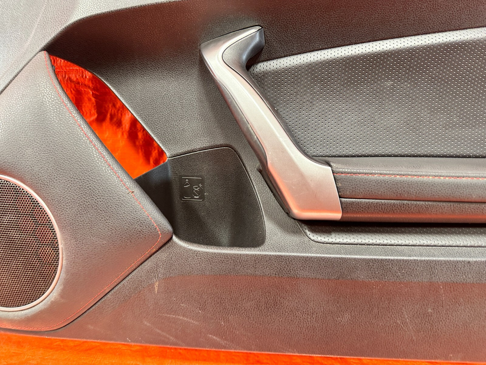 14 16 SCION FRS   PASSENGER RIGHT FRONT DOOR PANEL CARD INSERT LINING   OEM #2938