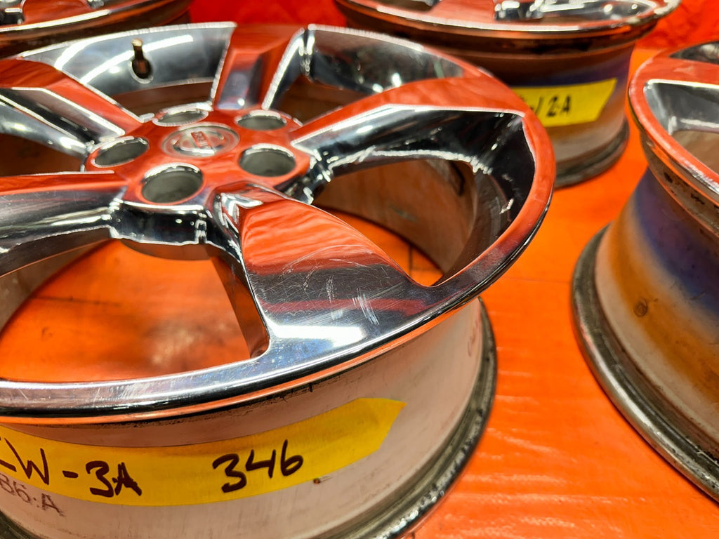 03-08 NISSAN 350Z - 5 SPOKE CHROME WHEELS RIMS - OEM FACTORY OE #3467