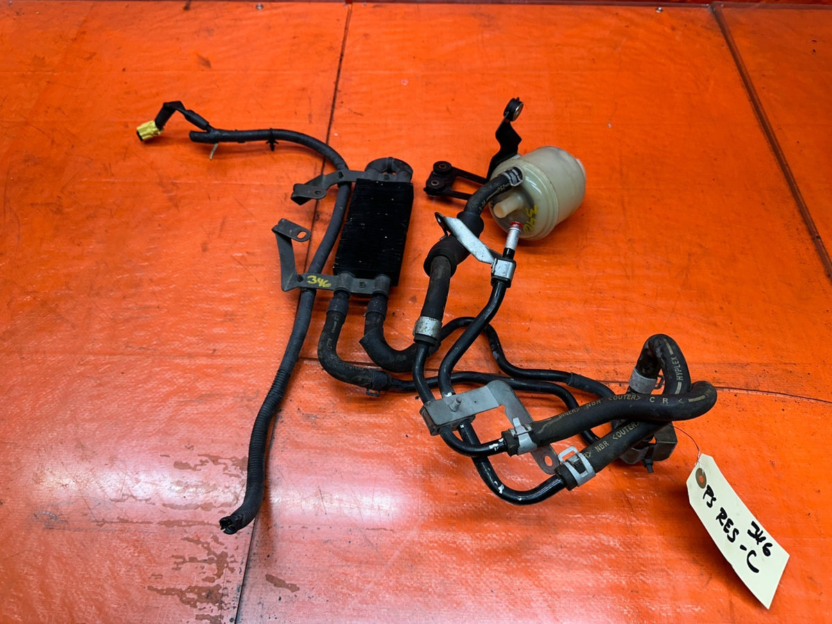 03-08 NISSAN 350Z POWER STEERING LINES TO RACK COMPLETE & COOLER TOO OEM #3464