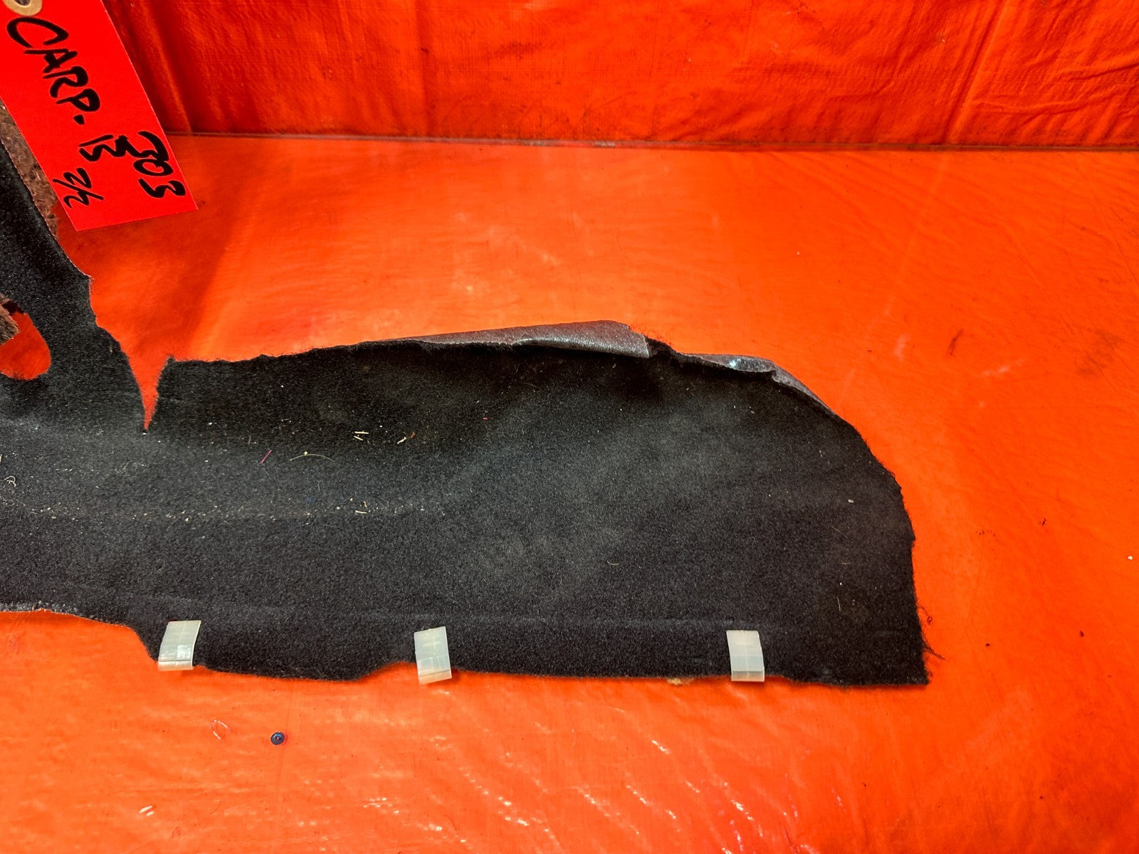 09 11 MAZDA RX8 RX 8   INTERIOR FLOOR CARPET RUG MAT   RIGHT SIDE OEM #3032