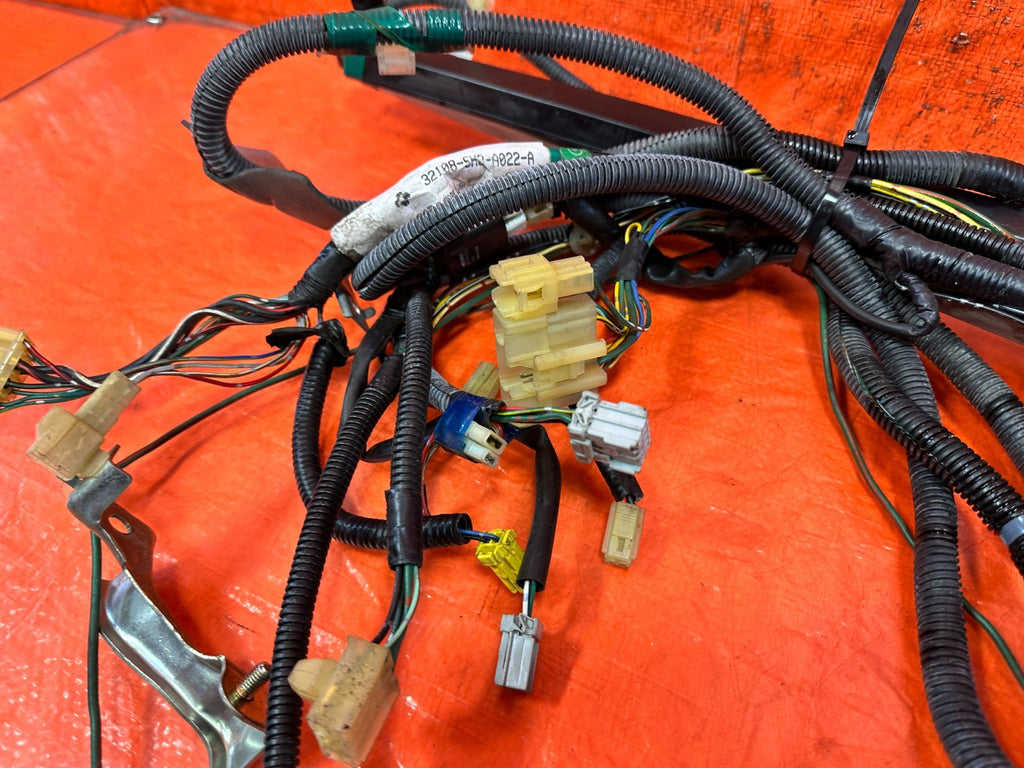 90 91 HONDA CIVIC HATCHBACK   INTERIOR FLOOR WIRING HARNESS WIRE LOOM   OEM 3257