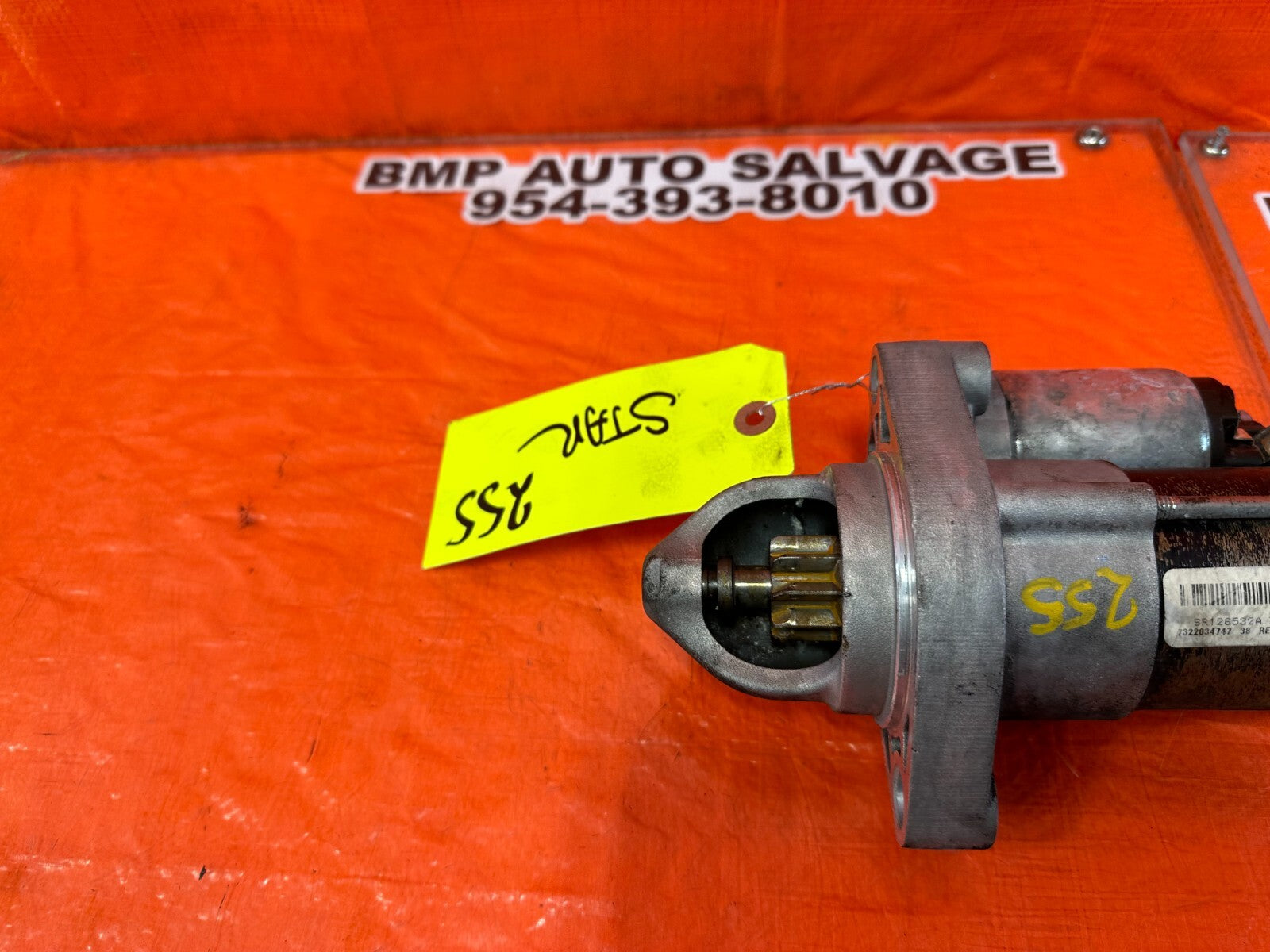 04 05 ACURA TSX   6 SPEED MANUAL STICK SHIFT   ENGINE MOTOR STARTER   OEM #2557
