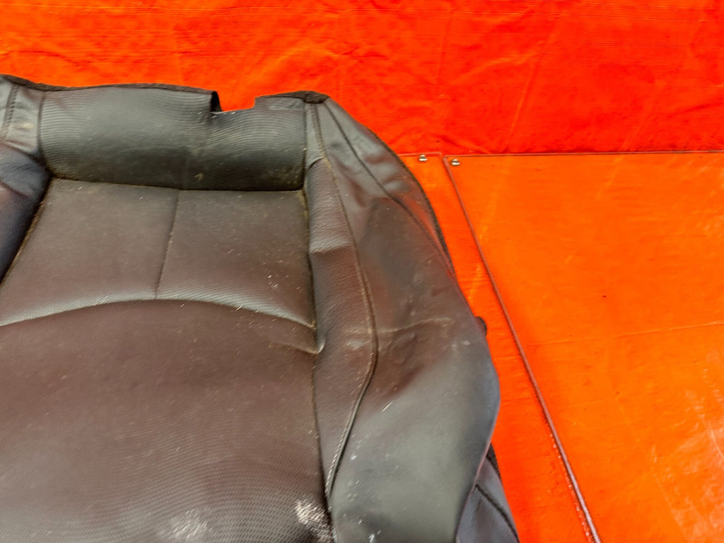 09 15 INFINITI G37 CONVERTIBLE   BLACK LEATHER REAR SEAT LOWER SKIN WRAP OEM 2783