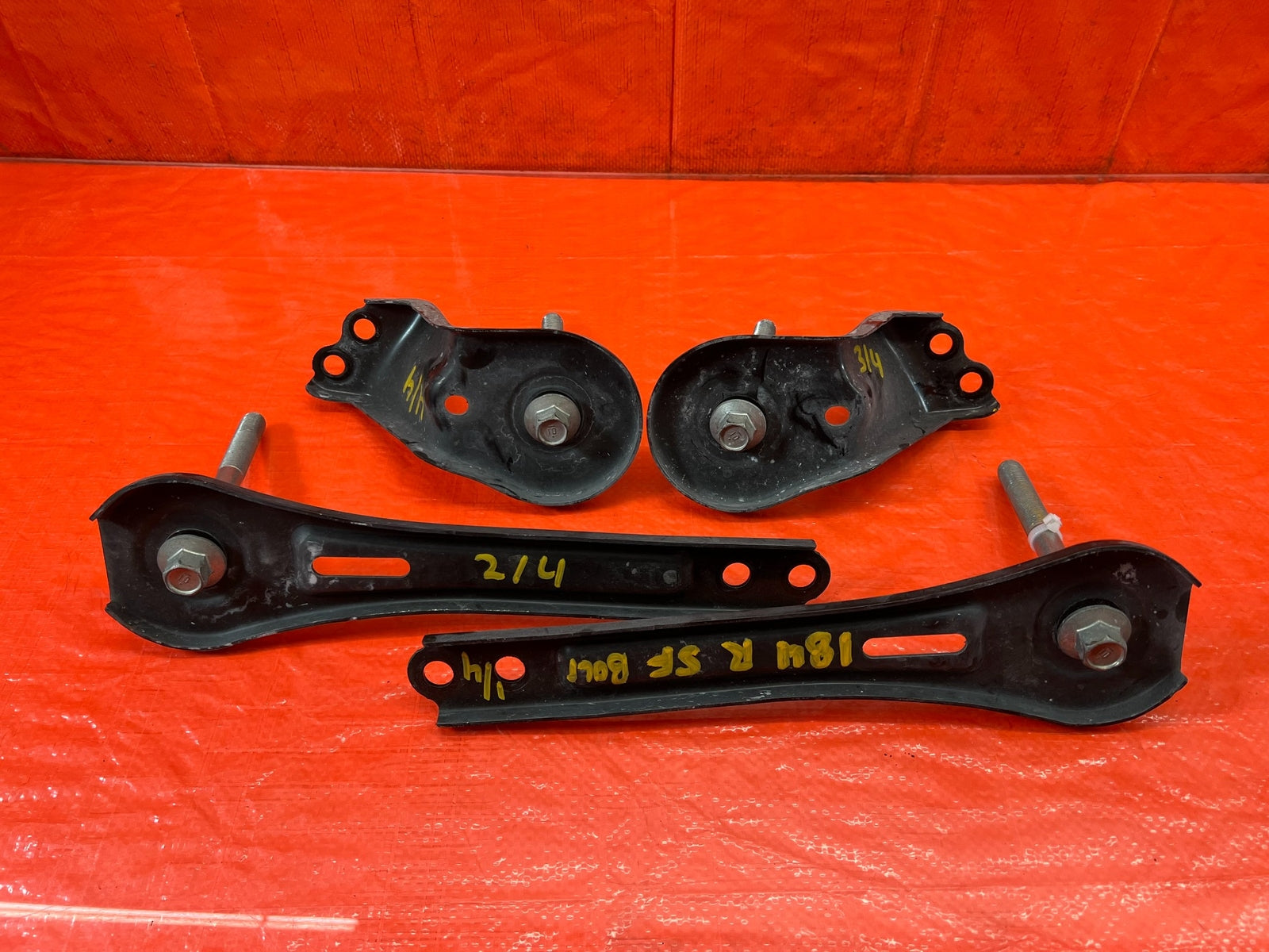 19 20 HONDA ACCORD SPORT   REAR SUB FRAME MOUNTING BRACKET SET BRACKETS OEM #1840